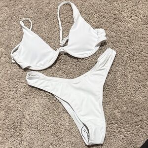 Elegant White Bikini Set